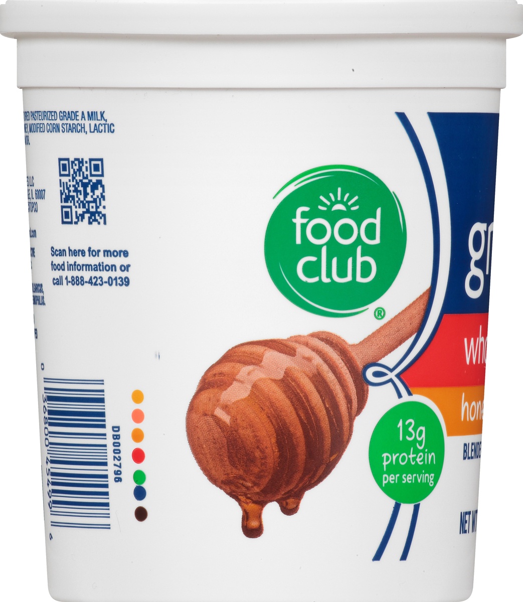 Food Club Honey Blended Greek Whole Milk Yogurt 32 oz Shipt