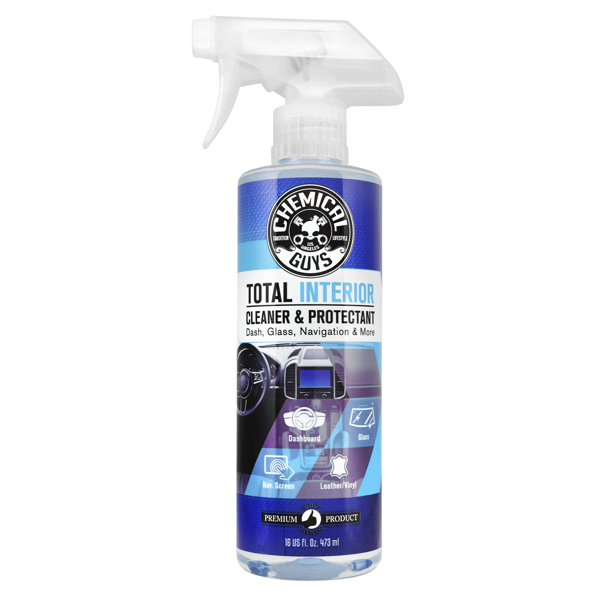 slide 1 of 5, Chemical Guys Total Interior Cleaner & Protectant 16 fl oz, 16 fl oz