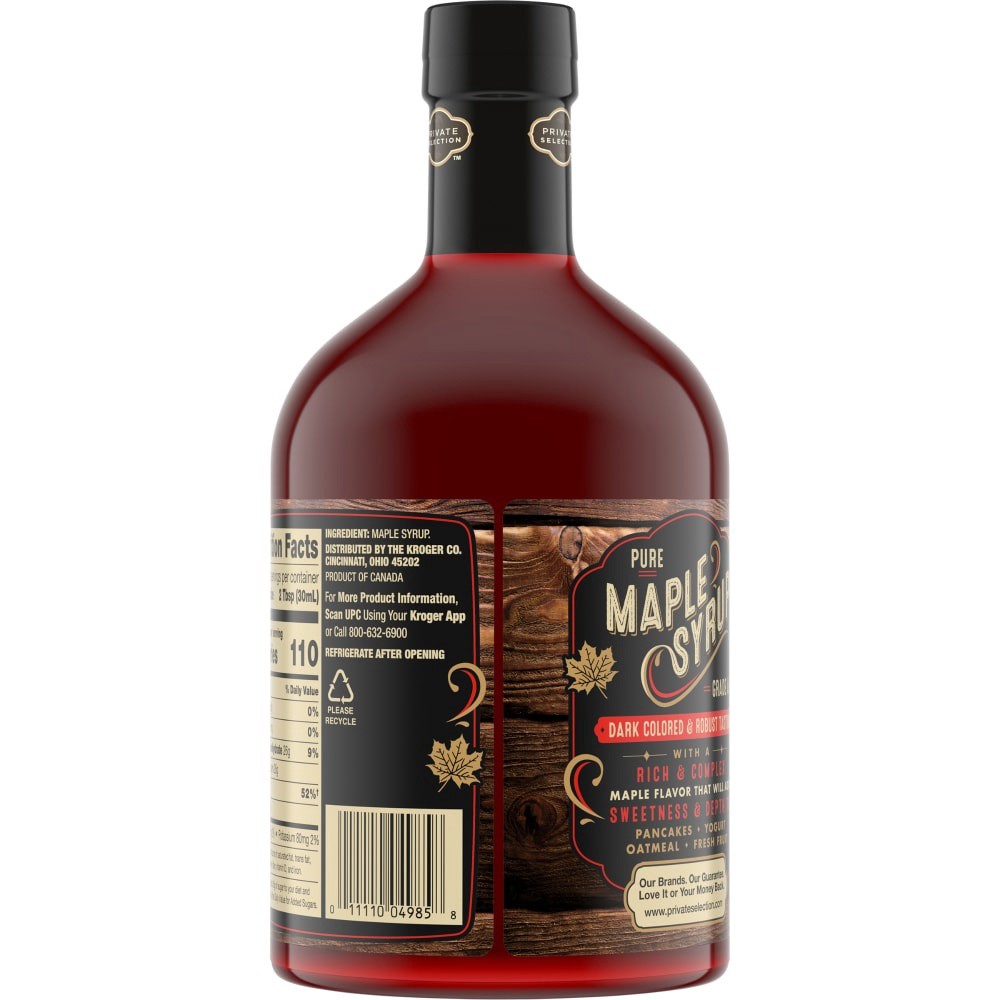 slide 4 of 4, Private Selection 100% Pure Grade A Dark Color Maple Syrup, 32 fl oz