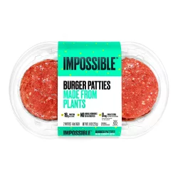 Impossible Foods Burger Plant-Based Ground Beef Patties