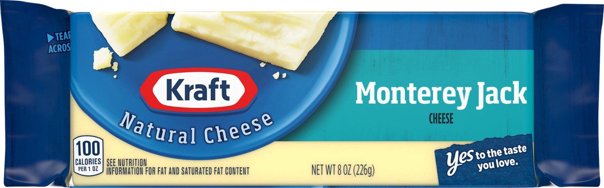 slide 9 of 13, Kraft Monterey Jack Cheese, 8 oz Block, 8 oz
