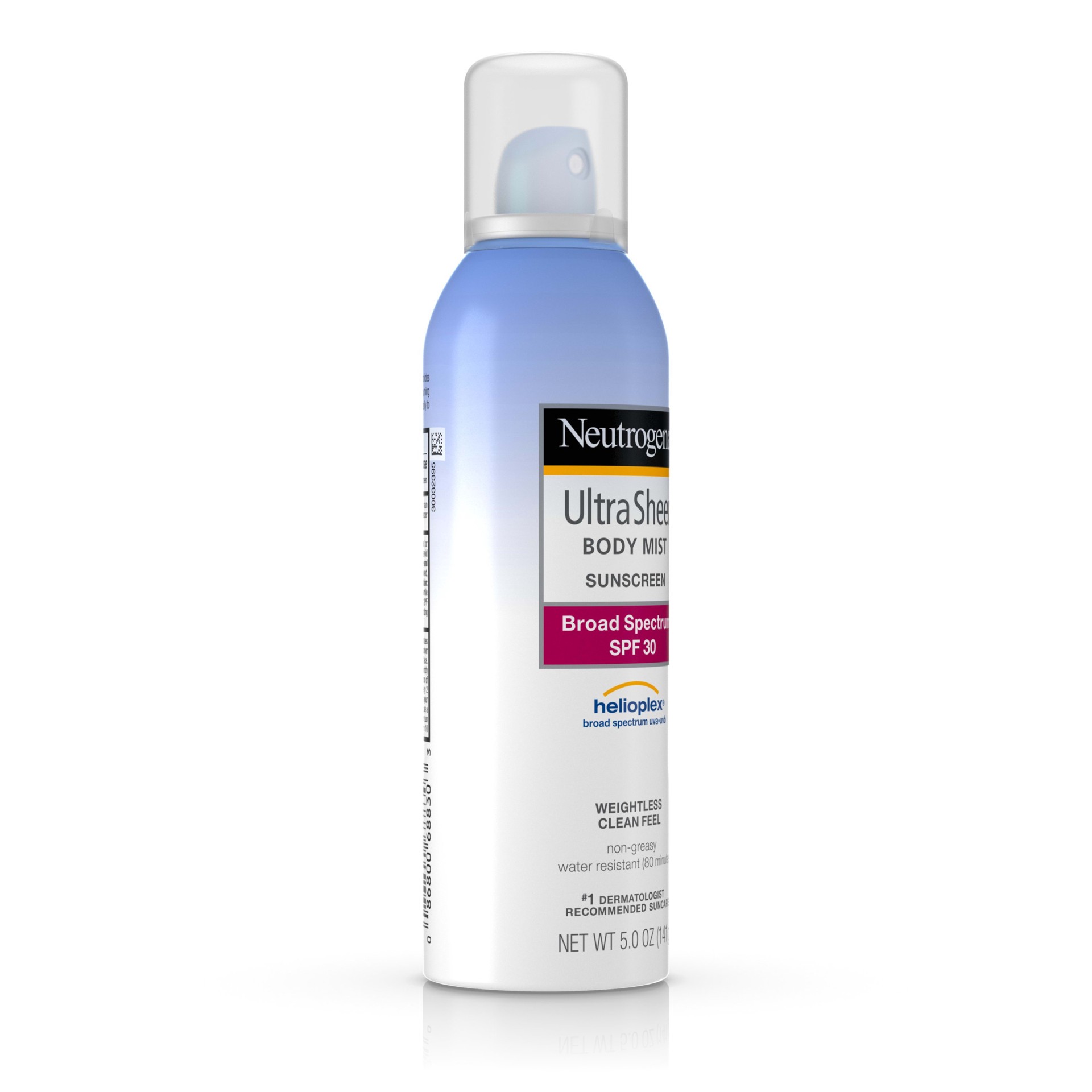 slide 4 of 5, Neutrogena Ultra Sheer Body Mist Sunscreen, Broad Spectrum Spf 30, 5 Oz., 5 oz