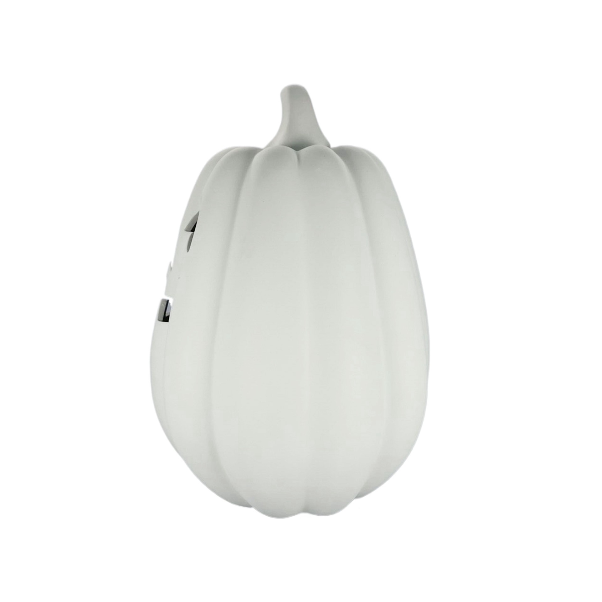 slide 2 of 8, 12.5" Diy Ceramic Led Tall Jack-O'-Lantern Decor By Make Market, 9.09 in x 9.09 in x 12.44 in