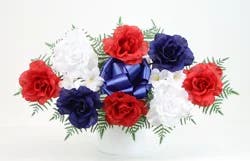 24" Rose Memorial Headstone Spray