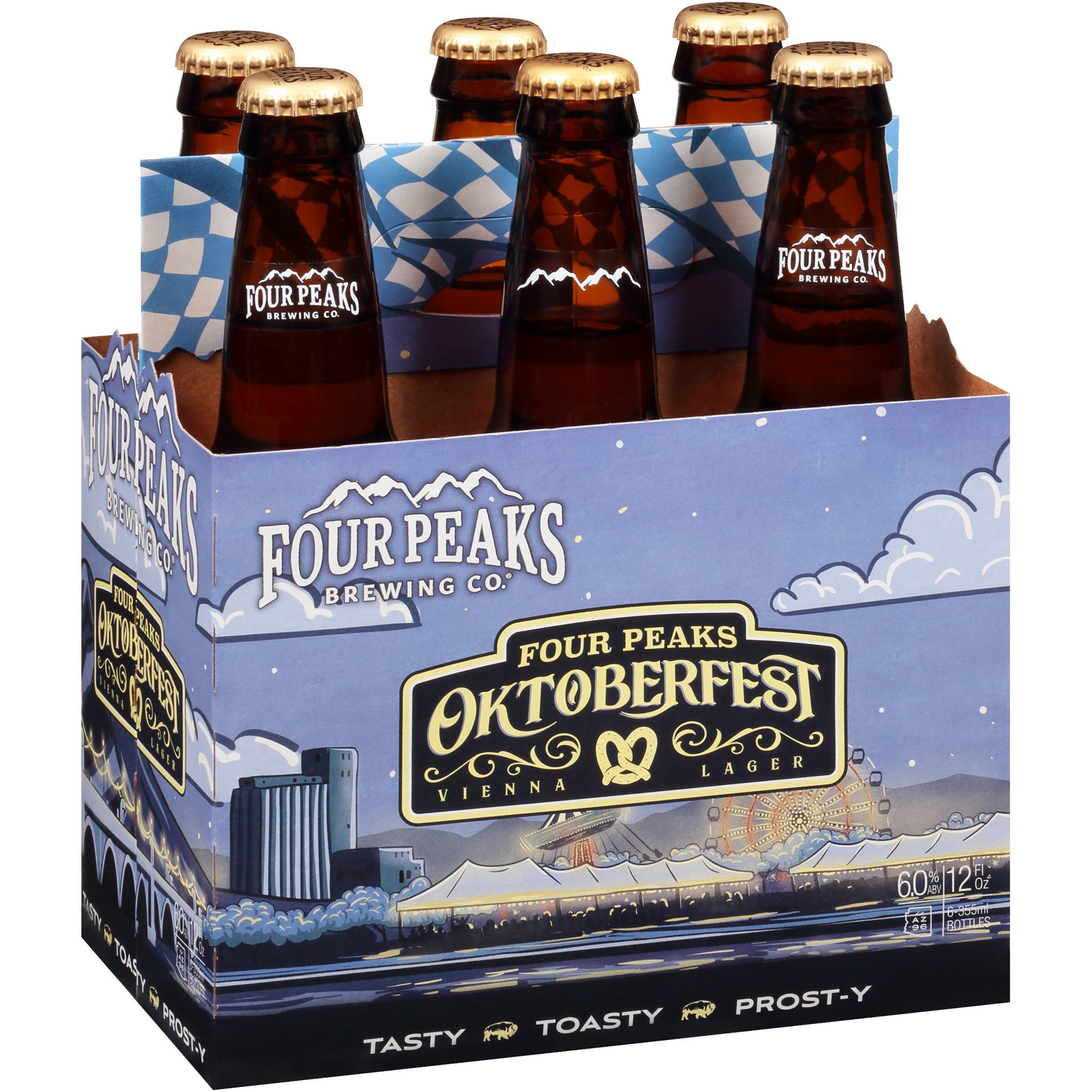 slide 1 of 4, Four Peaks Oktoberfest Vienna Lager, 6 Pack, 12 fl oz Bottles, 6 ct