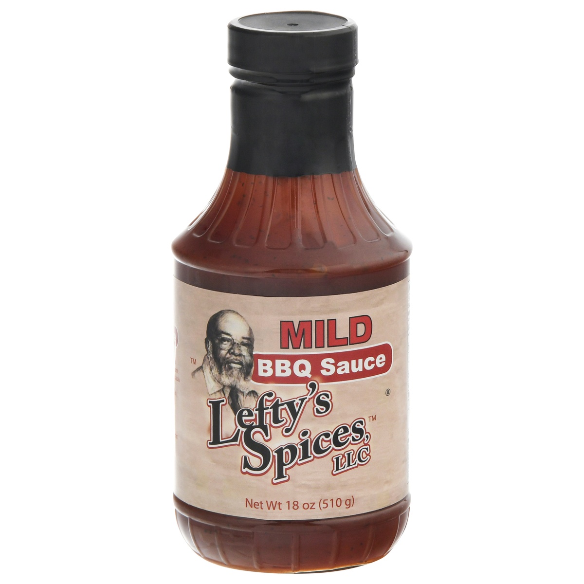 slide 1 of 1, Lefty's Spices Mild BBQ Sauce 18 oz, 18 oz