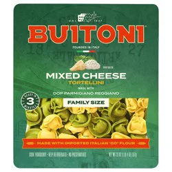 Buitoni Mixed Cheese Tortellini, Refrigerated Pasta Family Size Package, 20 Oz