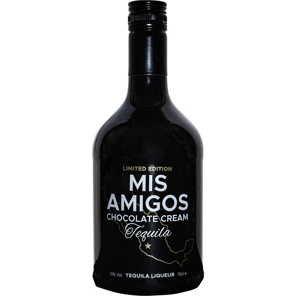 slide 1 of 1, Mis Amigos Chocolate Cream Teq, 700 ml