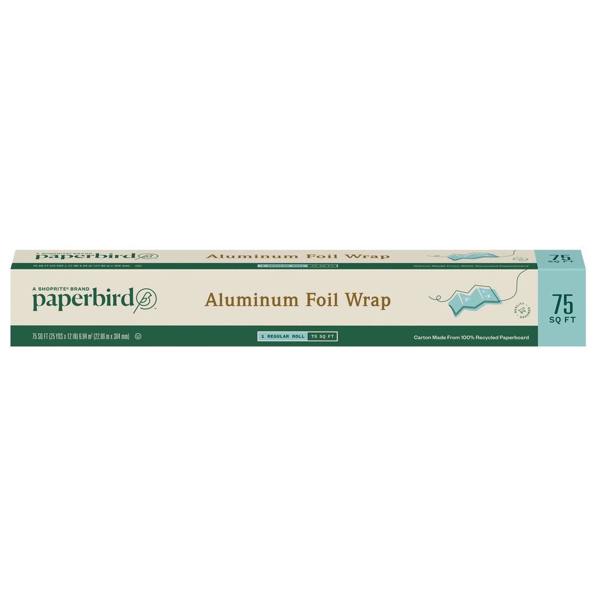 slide 2 of 4, Paperbird Regular Aluminum Foil Wrap 1 ea, 1 ct
