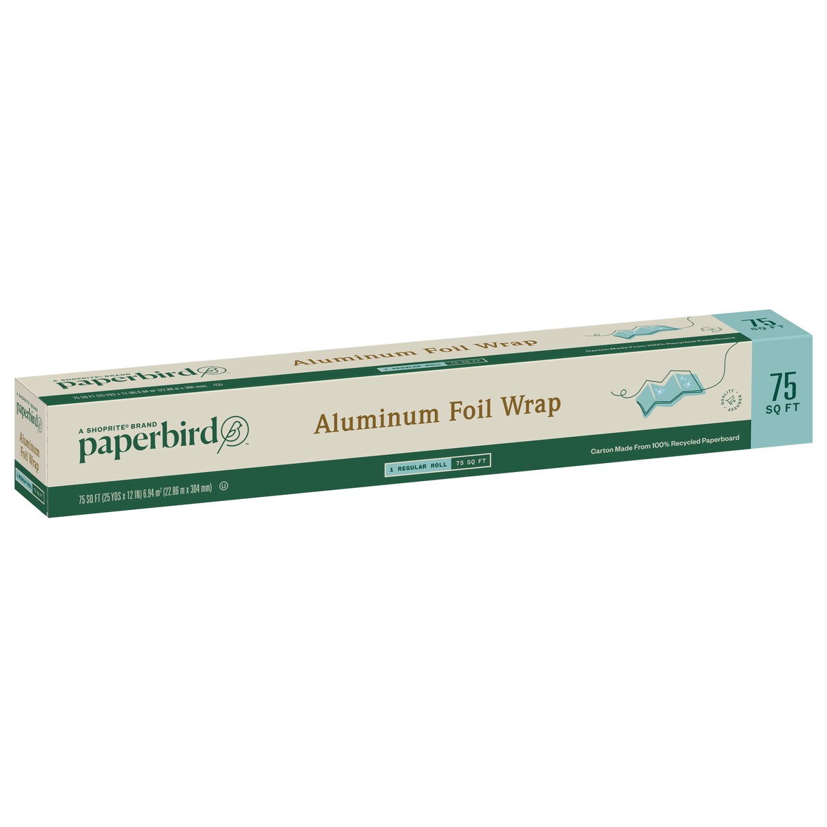 slide 4 of 4, Paperbird Regular Aluminum Foil Wrap 1 ea, 1 ct