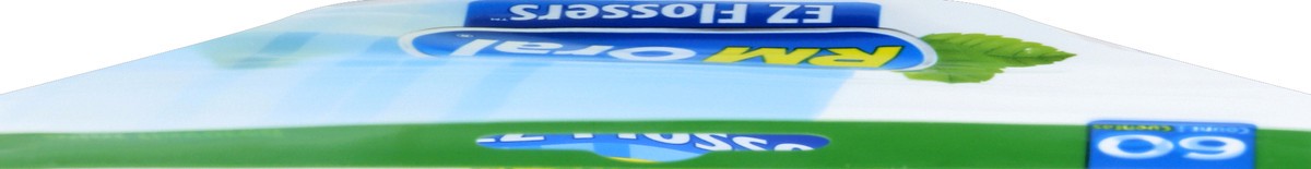 slide 3 of 6, RM Oral Mint Flavored EZ Flossers 60 Count, 60 ct