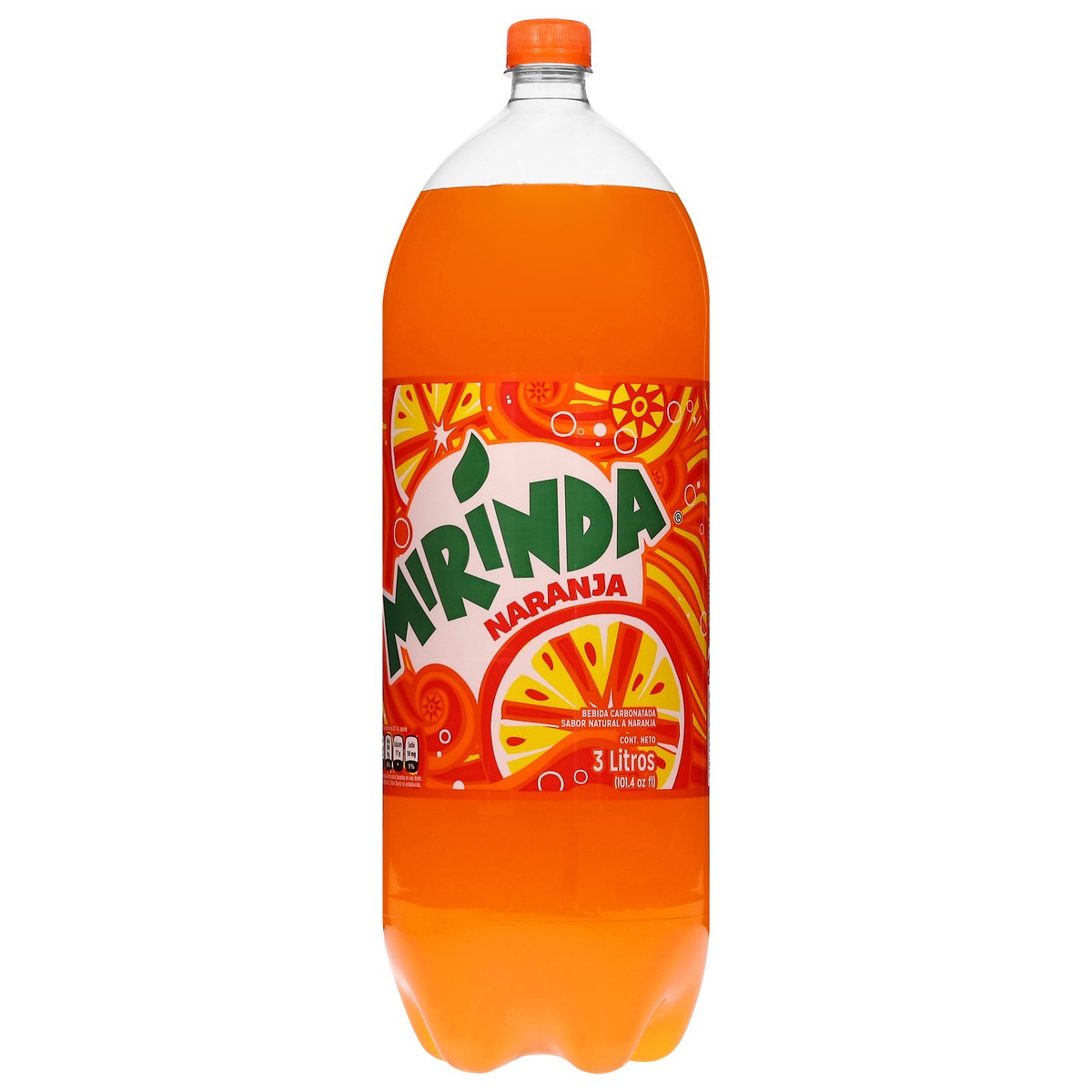 slide 6 of 13, Mirinda Orange Flavored Soft Drink - 101.4 fl oz, 101.4 fl oz