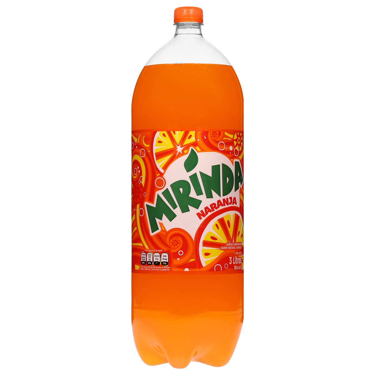 slide 7 of 13, Mirinda Orange Flavored Soft Drink - 101.4 fl oz, 101.4 fl oz