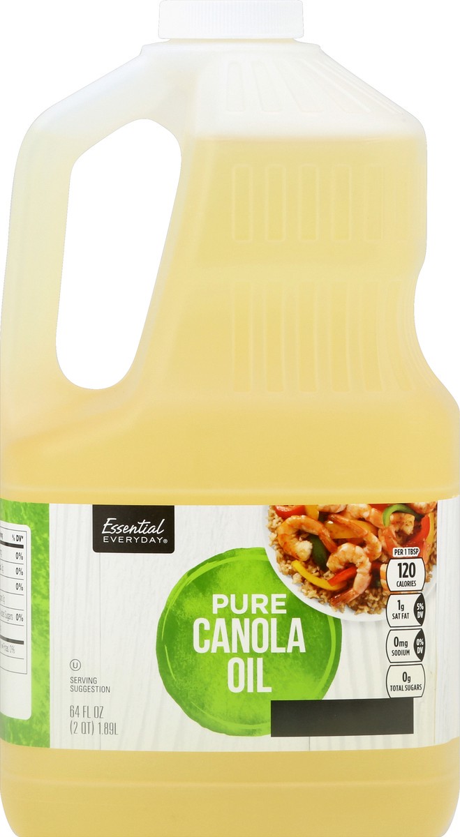 slide 3 of 6, Essential Everyday Canola Oil, Pure, 64 oz