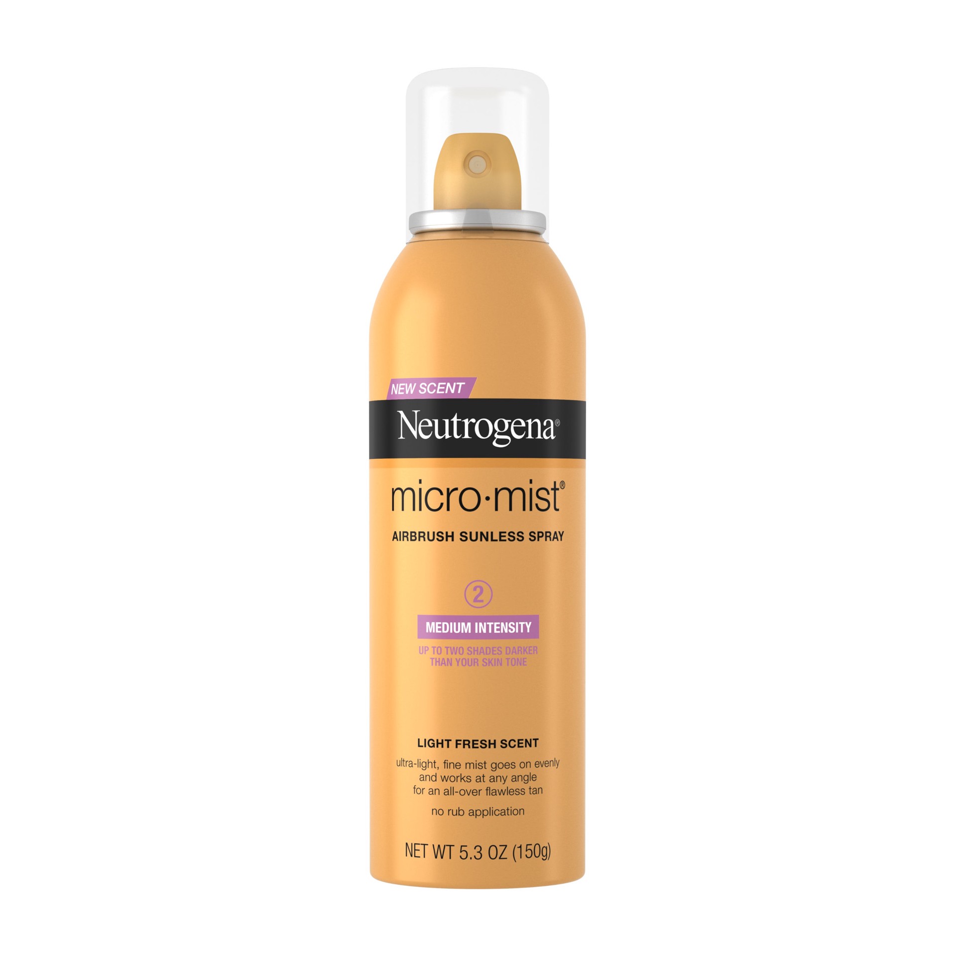 slide 1 of 6, Neutrogena Micromist Airbrush Sunless Tanning Spray - Medium - 5.3oz, 5.3 oz