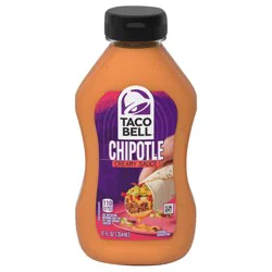 Taco Bell Creamy Chipotle Sauce, 12 fl oz Bottle
