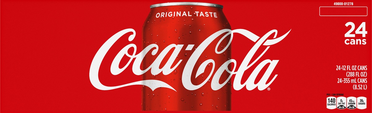 slide 6 of 11, Coca-Cola Classic Soda, 24 ct; 12 fl oz