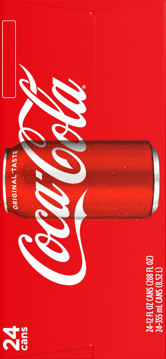 slide 7 of 11, Coca-Cola Classic Soda, 24 ct; 12 fl oz