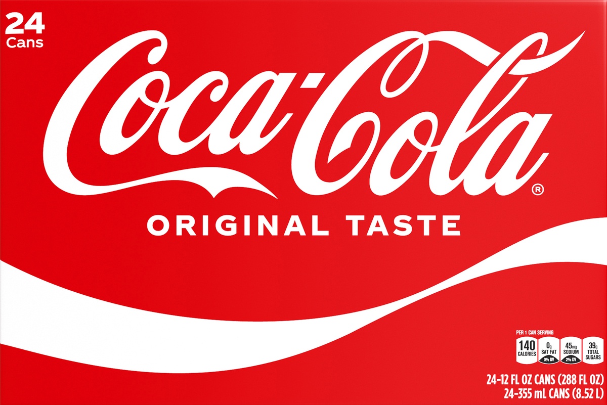 slide 10 of 11, Coca-Cola Classic Soda, 24 ct; 12 fl oz