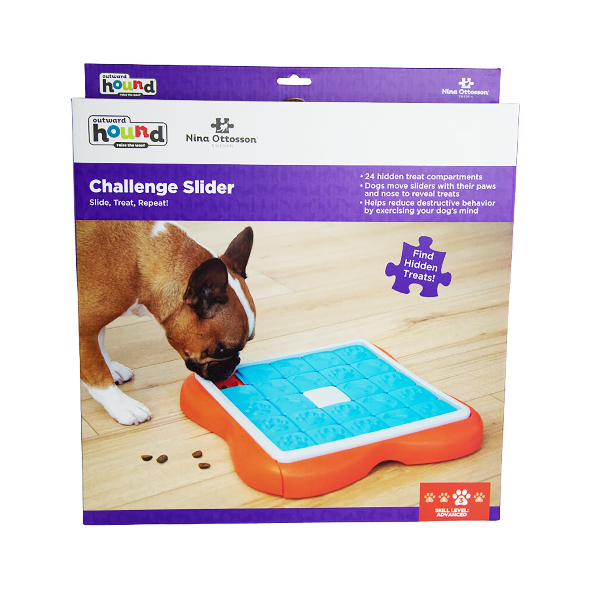 slide 1 of 1, Outward Hound Challenge Slider Puzzle Dog Toy, LG