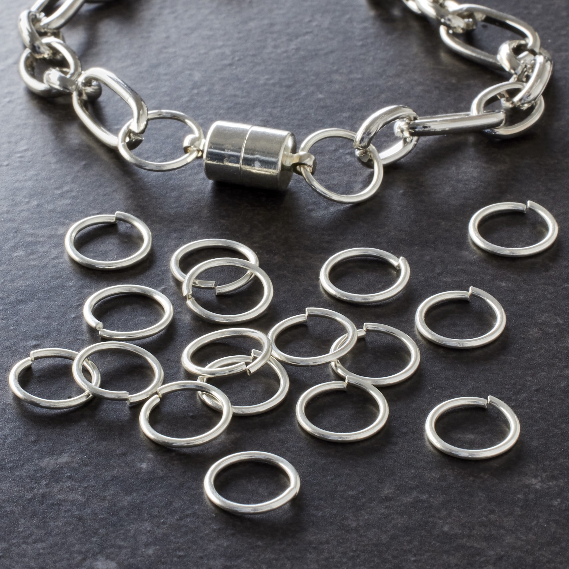 slide 2 of 2, 10mm Jump Rings, 60ct. By Bead Landing, 10mm