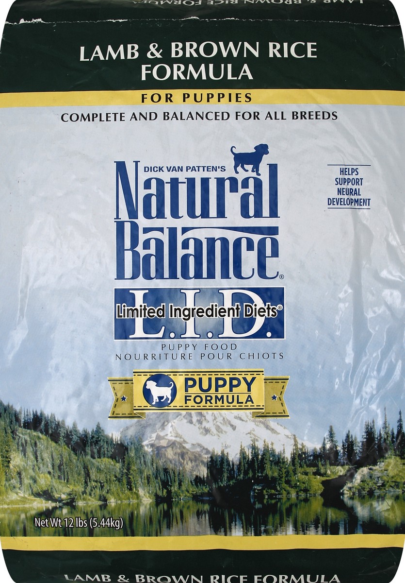 slide 1 of 8, Natural Balance Puppy Food 12 lb, 12 lb