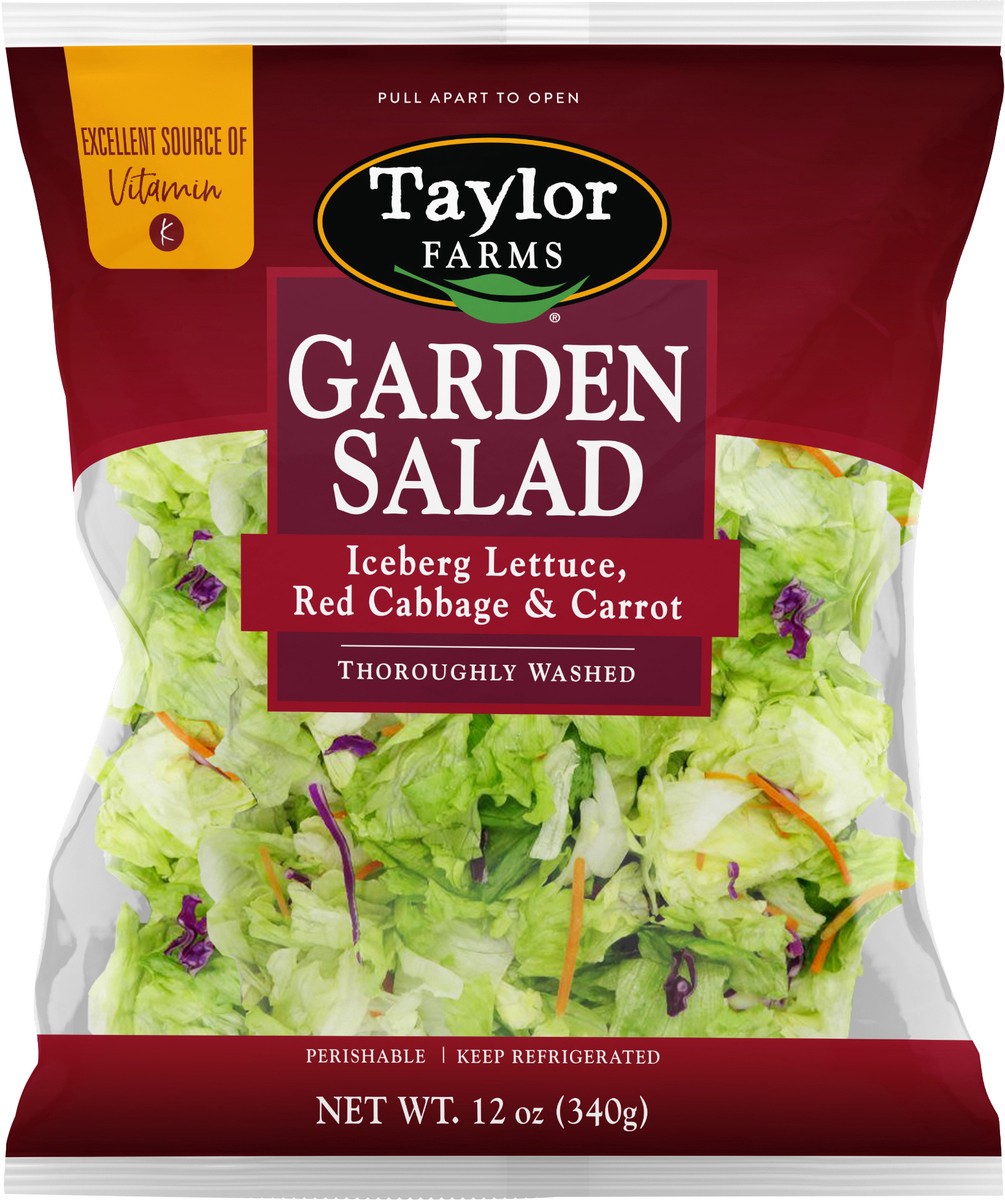 slide 2 of 3, Taylor Farms Garden Salad, 16 oz