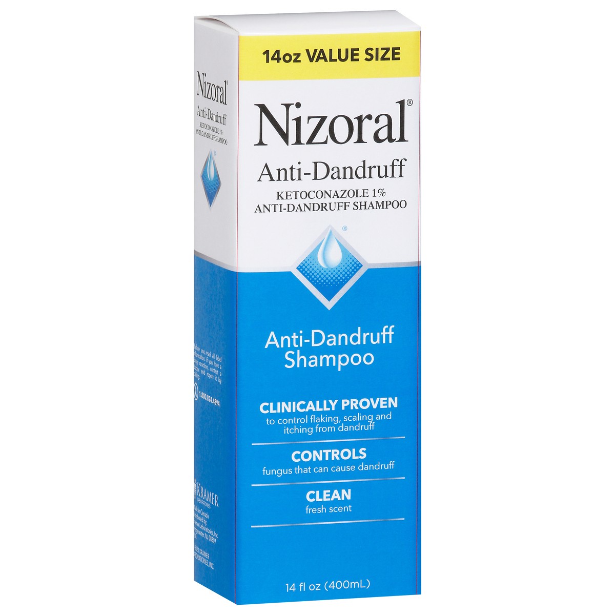 slide 6 of 13, Nizoral Anti-Dandruff Shampoo with 1% Ketoconazole, Clean Fresh Scent - 14 fl oz, 14 fl oz