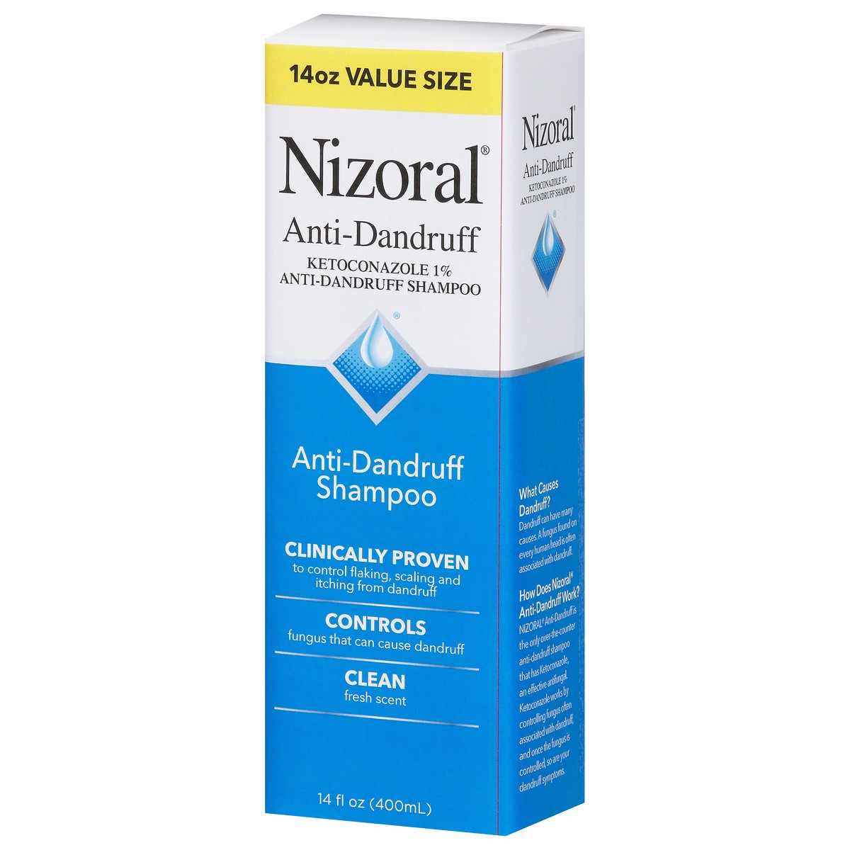 slide 11 of 13, Nizoral Anti-Dandruff Shampoo with 1% Ketoconazole, Clean Fresh Scent - 14 fl oz, 14 fl oz