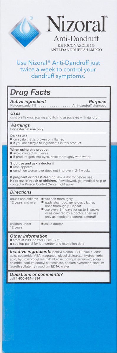 slide 12 of 13, Nizoral Anti-Dandruff Shampoo with 1% Ketoconazole, Clean Fresh Scent - 14 fl oz, 14 fl oz