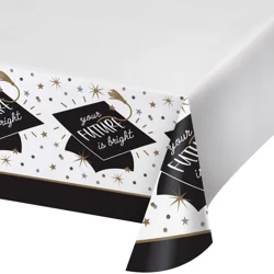 Creative Converting Glowing Grad Table Cover, 1 ct.