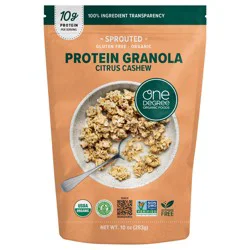 One Degree Organic Foods Gluten-Free Sprouted Citrus Cashew Protein Granola
