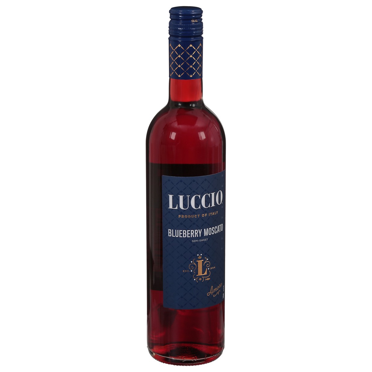slide 3 of 9, Luccio Semi-Sweet Blueberry Moscato 25.4 fl oz, 25.4 fl oz