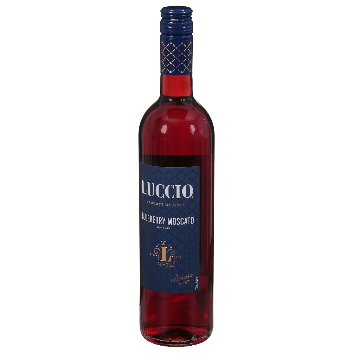 slide 6 of 9, Luccio Semi-Sweet Blueberry Moscato 25.4 fl oz, 25.4 fl oz