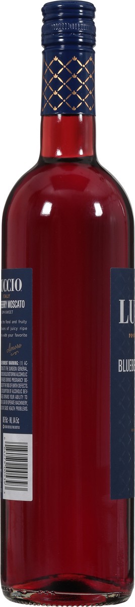 slide 8 of 9, Luccio Semi-Sweet Blueberry Moscato 25.4 fl oz, 25.4 fl oz