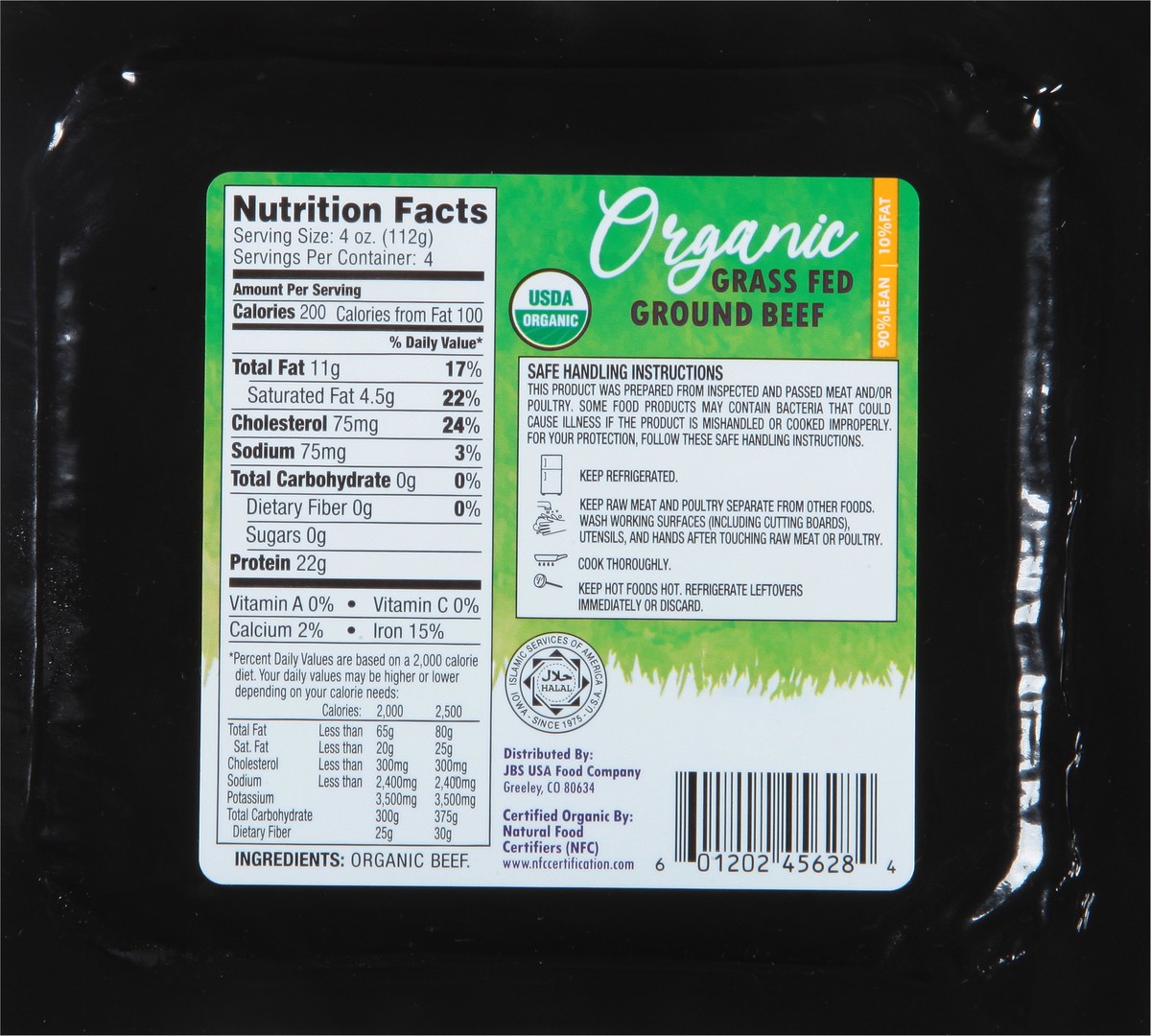 slide 8 of 9, Spring Crossing Cattle Co. 90/10 Organic Grass Fed Ground Beef 16 oz, 16 oz