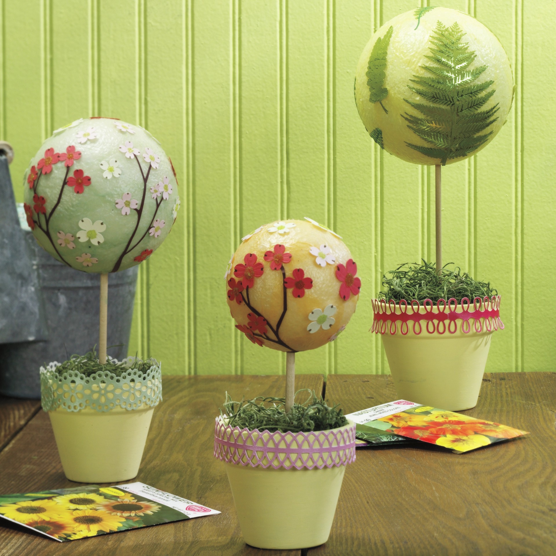 slide 4 of 7, Floracraft Smoothfōm White Foam Ball, 3.8 in