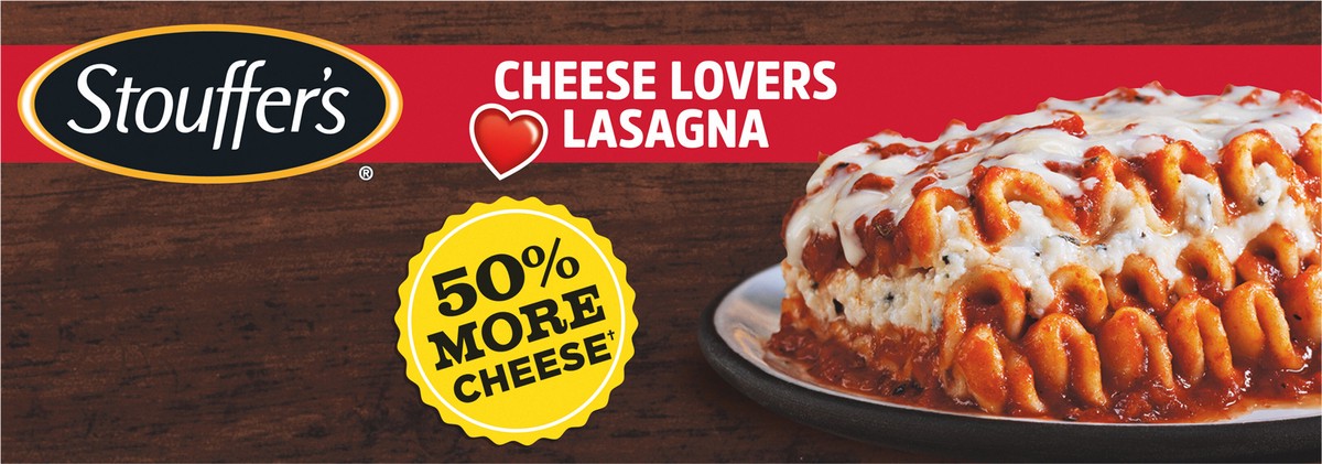 slide 6 of 13, Stouffer's Cheese Lovers Lasagna Frozen Meal, 10.75 oz