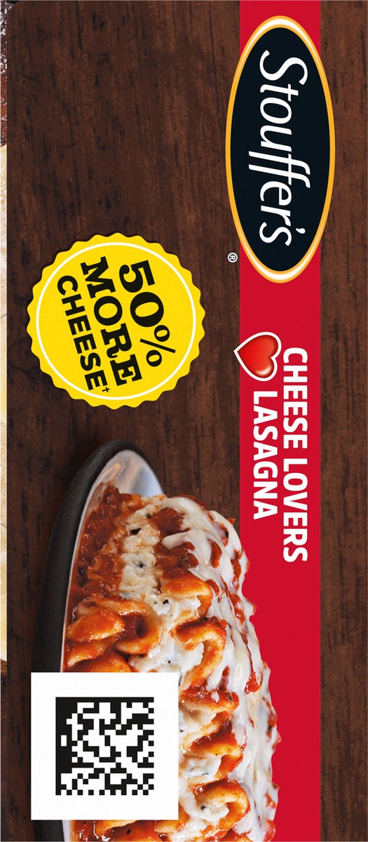 slide 13 of 13, Stouffer's Cheese Lovers Lasagna Frozen Meal, 10.75 oz