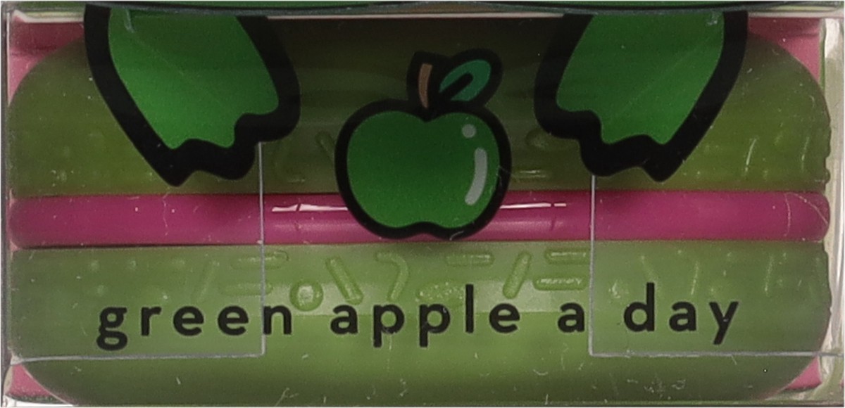 slide 8 of 13, The Crème Shop Keroppi Macaron Lip Balm, Green Apple A Day, 1 oz