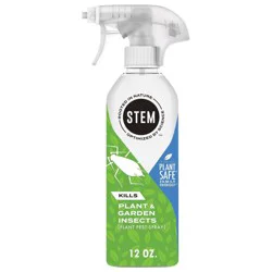 Pestrest STEM Plant Pest Spray, Kills Plant & Garden Insects: water based, plant-based active ingredient bug spray, botanical insecticide for indoor and outdoor use; 12 oz, 1 pc