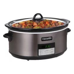 Crock-Pot Countdown Slow Cooker Dark Stainless