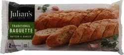 Julian's Recipe Butter & Garlic Traditional Baguette 2 ea