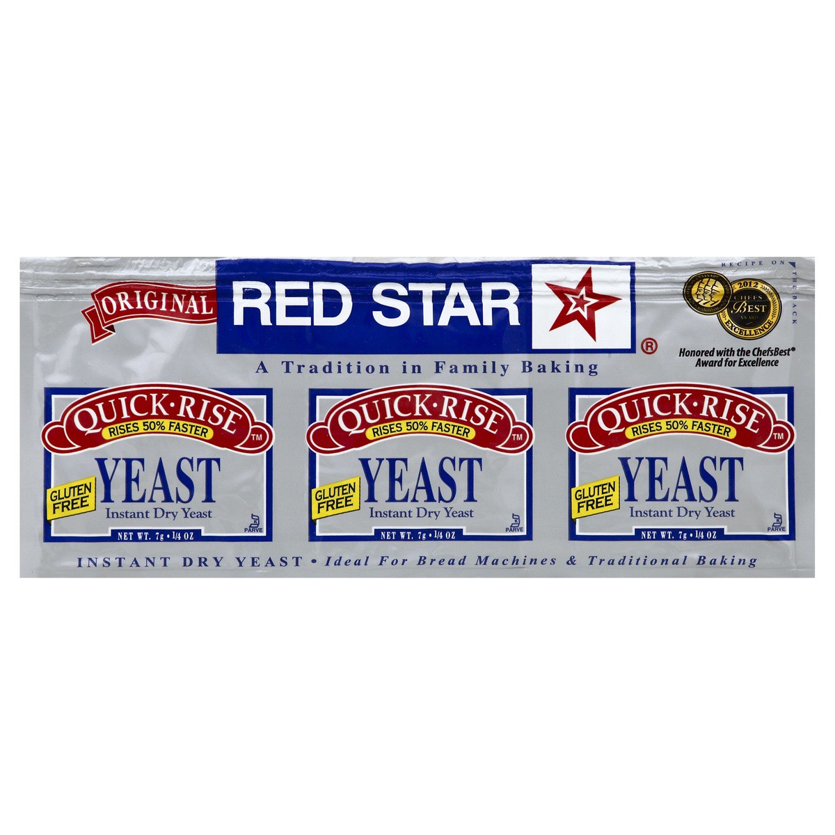 slide 1 of 2, Red Star Quick Rise Yeast, 0.75 oz