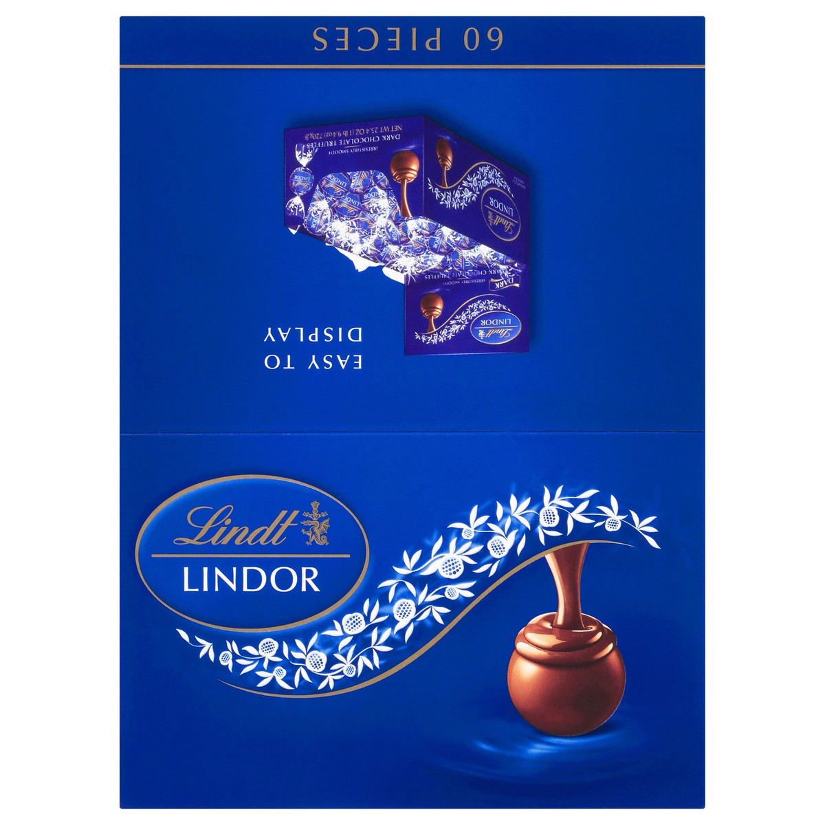 slide 4 of 9, Lindt Dark Chocolate Truffles 60 ea, 60 ct