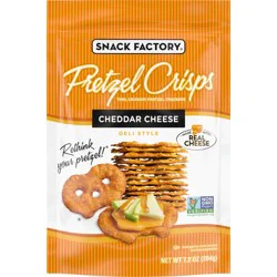 Snack Factory Cheddar Cheese Pretzel Crisps