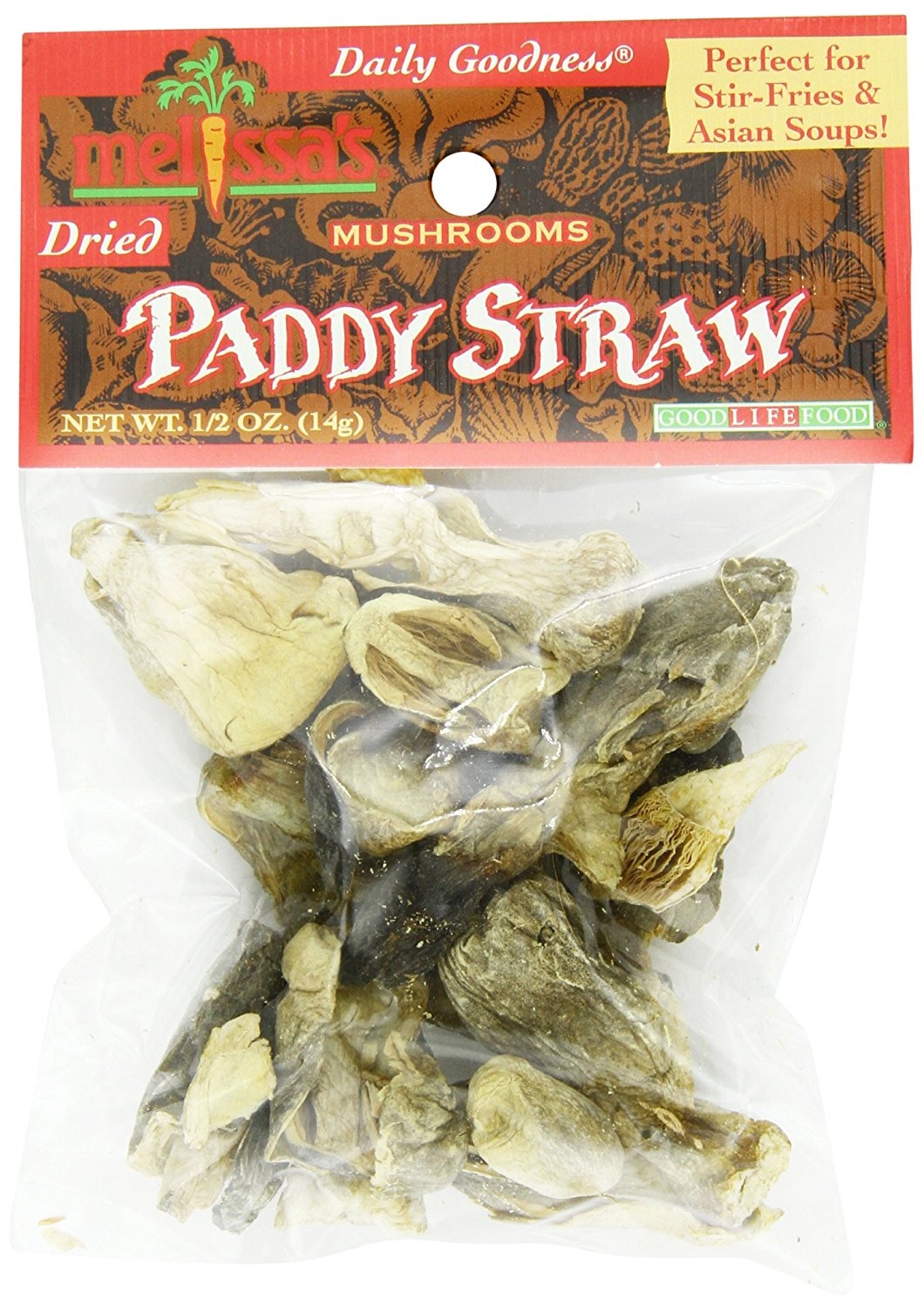 Dried Paddy Straw Mushrooms