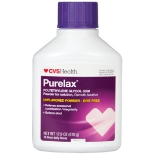 slide 1 of 1, CVS Health Original Prescription Strength Purelax Laxative Powder, 30 Dose, 17.9 oz; 510 gram