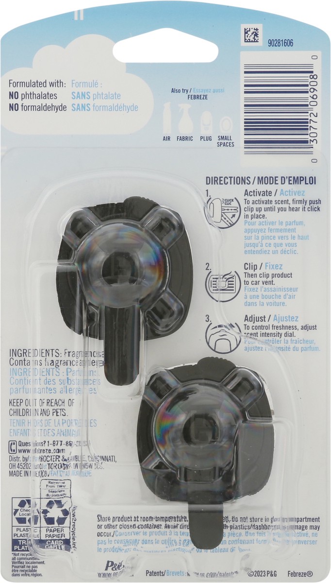 slide 6 of 9, Febreze Auto Gain Original Car Freshener, 2 ct