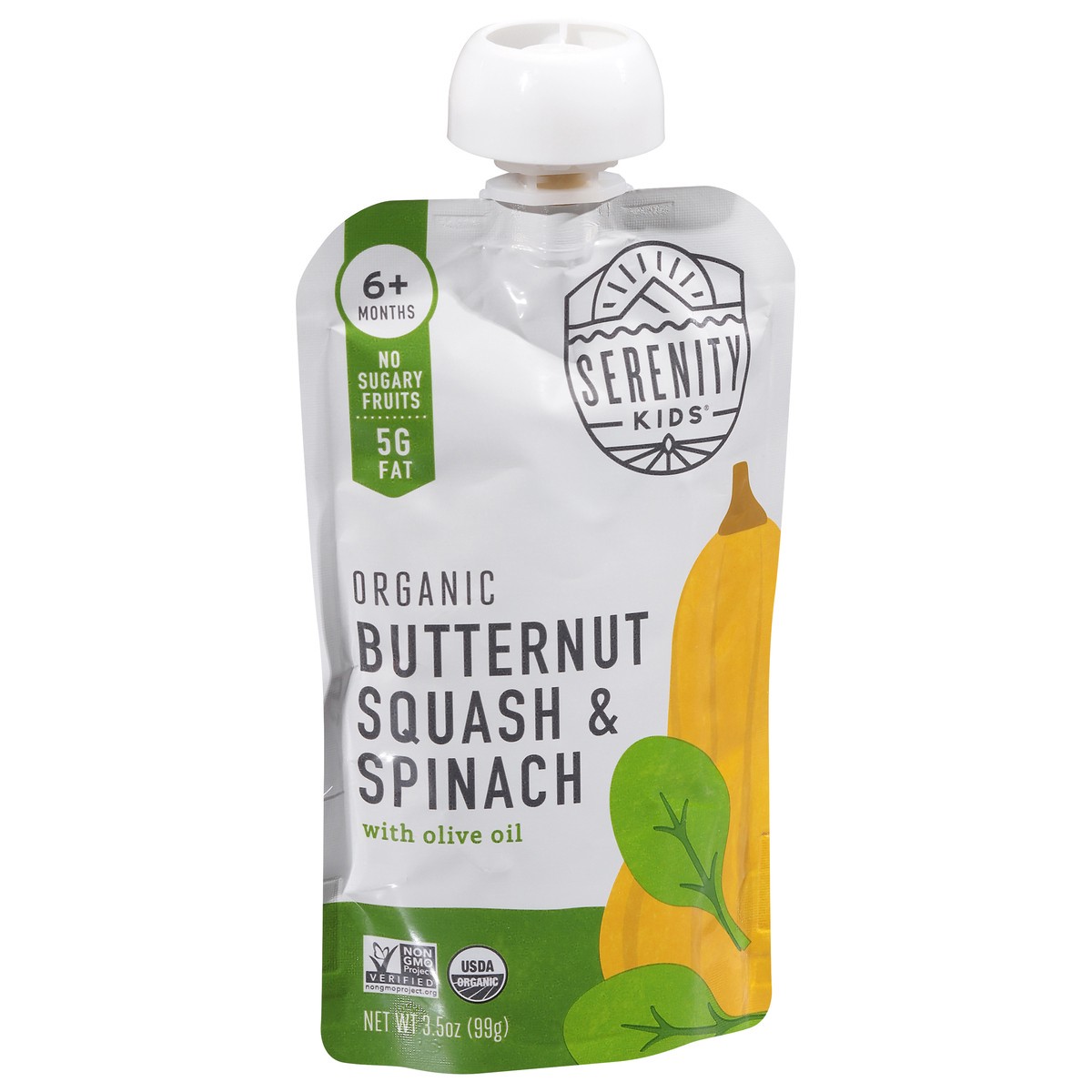 slide 7 of 9, Serenity Kids Organic Squash Baby Food - 3.5 oz, 3.5 oz